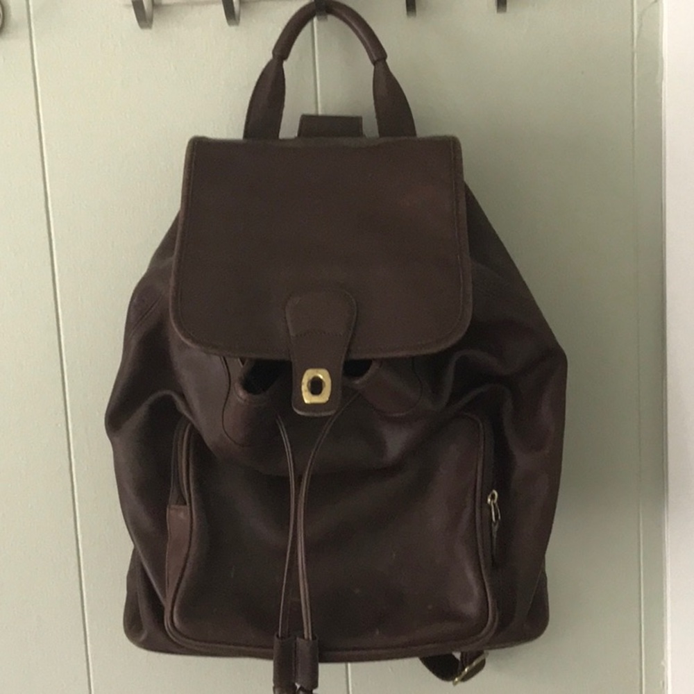 Coach Leather Brown Backpack purchased in early 90’s